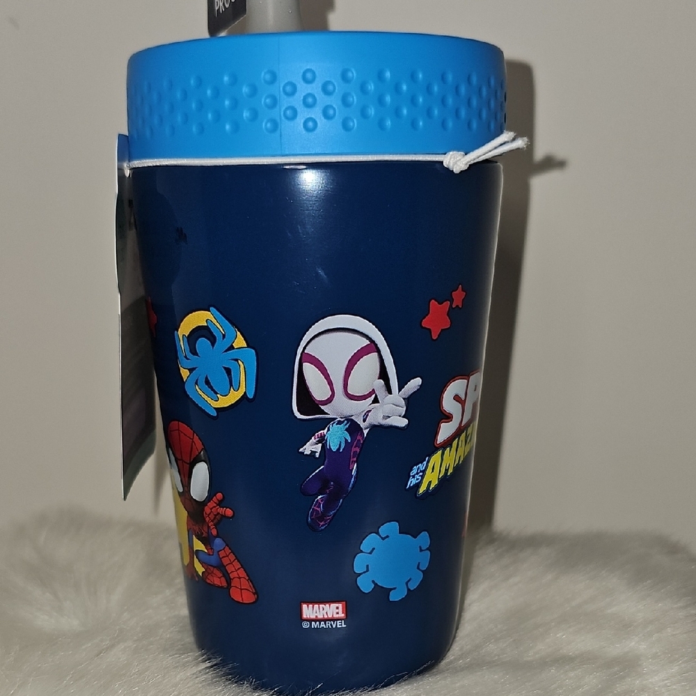 Zak! Marvel Spidey& His Amazing Friends Kids 12oz Tumbler w/Leak Proof Straw NWT - Picture 7 of 11